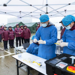 以练筑防!国家突发急性传染病防控队(湖南)开展应急演练