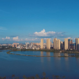 许达哲五访东风湖 污水湖变成美丽清水湖