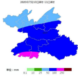 岳阳10日又有强降雨 局地将达100毫米