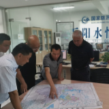 赤壁水利局一行来岳阳水文中心考察交流水情工作