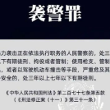 袭警罪、妨害安全驾驶罪……《刑法修正案（十一）》中涉及道路交通安全的规定你了解吗？