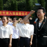 赓续红色血脉 共迎百年华诞——君山区40名新党员代表集中宣誓