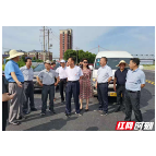岳阳市级老领导考察北环线项目