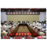 用心用情做好服务保障！朱平波林恒求与退役军人代表座谈