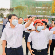 王一鸥在经开区现场调度重大产业项目建设