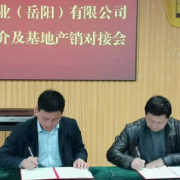 产业链融合 定制化服务 岳阳米业现场签订8万亩基地种植优质稻回收框架协议
