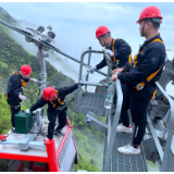 突发救援！天岳幕阜山景区进行高空应急演练