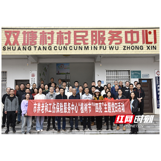 岳阳市养老和工伤保险服务中心 开展植树节“四亮”主题党日活动