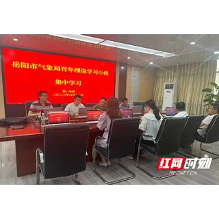 岳阳市气象局青年理论学习小组 开展廉政主题学习教育