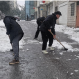 岳阳市水利局组织干部职工开展铲冰除雪行动
