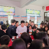 湘阴县南湖洲司法所联合开展“利剑护蕾·雷霆行动”主题宣传活动