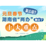 图解丨元旦春节怎么过？湖南省“两办”圈定了十大重点！