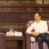 许达哲与来湘调研的生态环境部部长黄润秋一行进行会谈