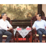 省政府与交通银行会谈 许达哲刘珺出席