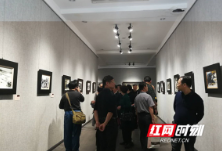 “历史的回响——张清红色主题美术作品展”在长沙举行