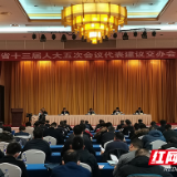 湖南省人大常委会召开会议部署省十三届人大五次会议代表建议交办工作