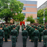 萋萋芳草怀英烈丨缅怀断肠明志壮举 武警永州支队官兵致敬陈树湘烈士
