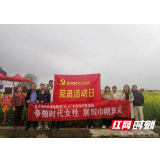 岳阳临湘市聂市镇中心卫生院举行“党建带妇建”主题活动
