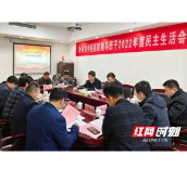 岳阳市中医医院党委召开2022年度民主生活会