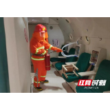 张家界：桑植县总医院开展高压氧舱现场消防演练