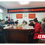 保靖县委组织部开展学习贯彻党的十九届六中全会精神系列活动