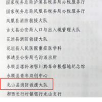 龙山县消防救援大队荣获州级“2020-2021年度青年文明号”称号