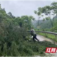 永顺朗溪乡：防汛救灾护平安