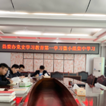 保靖县委办：创建学习微小组   防止“四化”增强“四性”