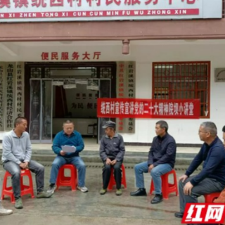 湘西州水利局举办“院坝小讲堂”宣传党的二十大精神
