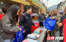 吉首市马颈坳镇开展国际志愿者日暨宪法宣传活动