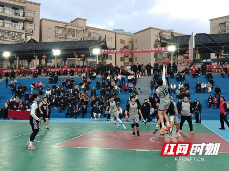 “茶BA”点燃年味乡情！湖南“茶BA”社区全民星篮球赛正式开幕