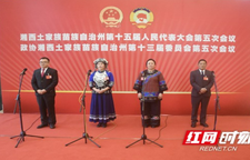 湘西两会第二场“代表通道”开启 四位代表为高质量发展发声