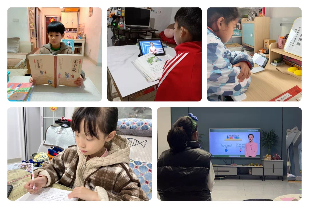 北正街小学：居家安心学，防疫同成长