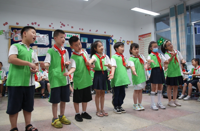 北正街小学：期末测评项目化，游戏闯关趣味多