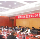 彭武长参加古丈代表团讨论审议