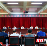 彭武长参加永顺代表团讨论审议