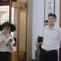 罗毅君在桃花源旅游管理区调研文旅发展工作