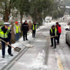 澧县交警全力打好冰冻雨雪恶劣天气安全保卫战