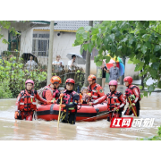 暴雨来袭 常德消防疏散转移群众134人