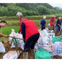 汉寿县龙潭桥镇：防汛一线的坚守与祝福 他们这样为党庆生