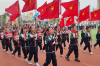 常德柳叶湖旅游度假区第五届中小学生田径运动会开幕