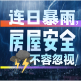 科普长图 | 注意！连日暴雨，这些房屋安全知识要牢记