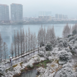 组图 | 资兴：一湾江雪醉游人