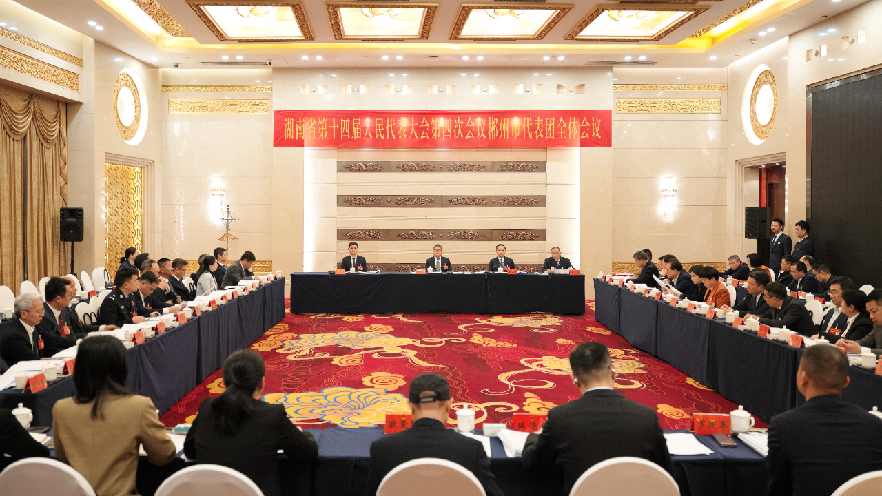 直通省两会：郴州代表团审议省“两院”工作报告