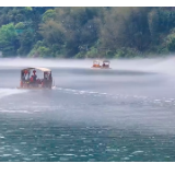 资兴市：雾漫小东江迎来2026年首场雾 游客纷至打卡