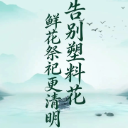 宜章县：告别塑料花 鲜花祭祀更清明