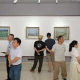 油画绘东江 艺韵迎旅发 东江湖油画作品展精彩启幕