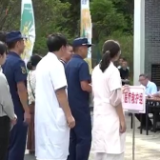 宜章莽山景区开展地质灾害应急演练