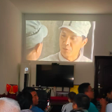 宜章县栗源镇：社区开设红色影院 点亮居民幸福时光
