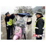 张家界交警一大队严查二轮摩托车（电动车）顽疾 倡导共同抵制交通陋习